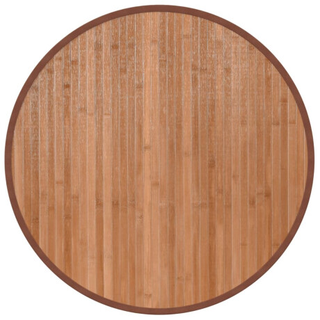 vidaXL Vloerkleed rond 60 cm bamboe naturel afbeelding2 - 1