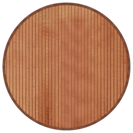 vidaXL Vloerkleed rond 60 cm bamboe bruin afbeelding2 - 1