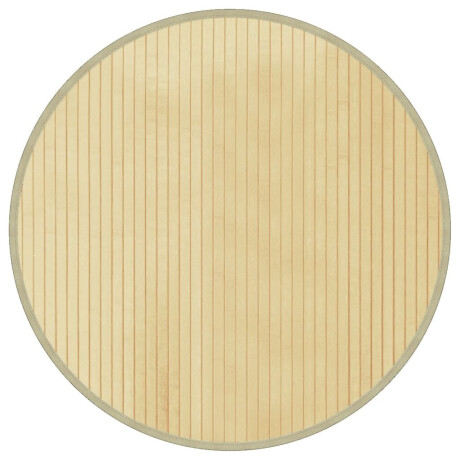 vidaXL Vloerkleed rond 60 cm bamboe lichtnaturel afbeelding2 - 1