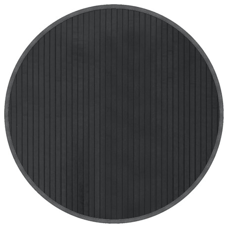 vidaXL Vloerkleed rond 60 cm bamboe grijs afbeelding2 - 1