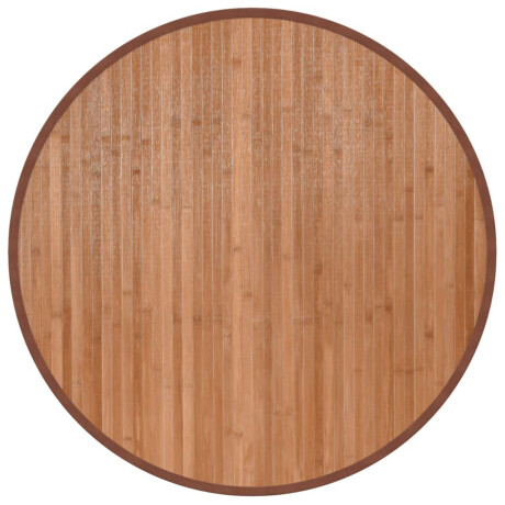 vidaXL Vloerkleed rond 80 cm bamboe naturel afbeelding2 - 1