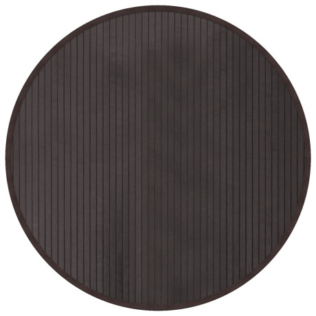 vidaXL Vloerkleed rond 80 cm bamboe donkerbruin afbeelding2 - 1
