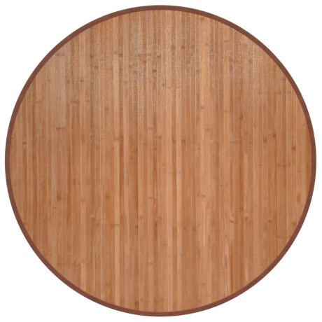 vidaXL Vloerkleed rond 100 cm bamboe naturel afbeelding2 - 1