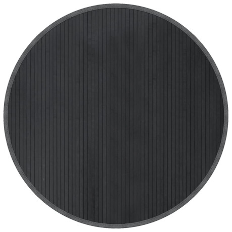 vidaXL Vloerkleed rond 100 cm bamboe grijs afbeelding2 - 1