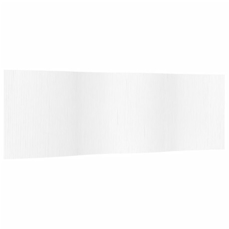 vidaXL Kamerscherm 165x600 cm bamboe wit afbeelding2 - 1