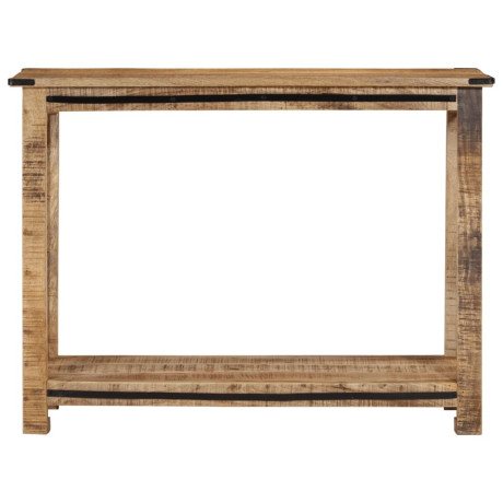 vidaXL Wandtafel 100x35x75 cm massief mangohout afbeelding2 - 1