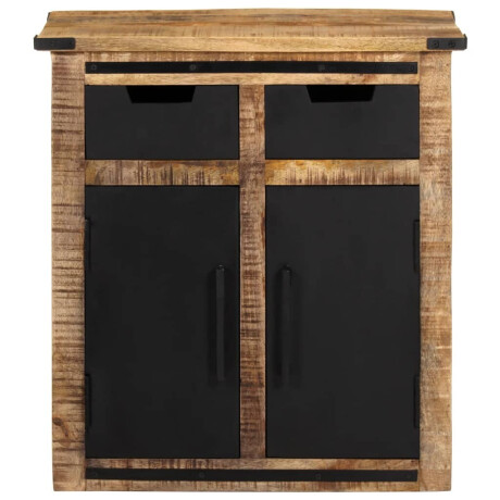 vidaXL Dressoir met 2 lades 55x35x60 cm massief mangohout afbeelding2 - 1