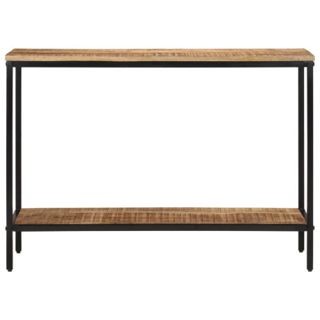 vidaXL Wandtafel 100x35x70 cm massief ruw mangohout afbeelding2 - 1