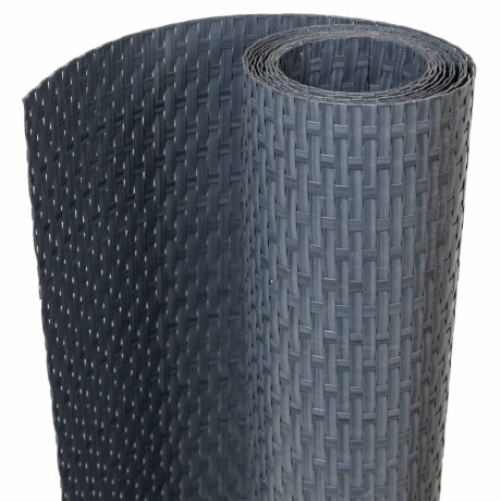 vidaXL Balkonscherm 400x90 cm poly rattan antracietkleurig afbeelding2 - 1