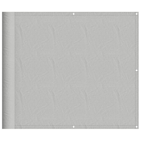 vidaXL Balkonscherm 90x600 cm 100% oxford polyester lichtgrijs afbeelding2 - 1