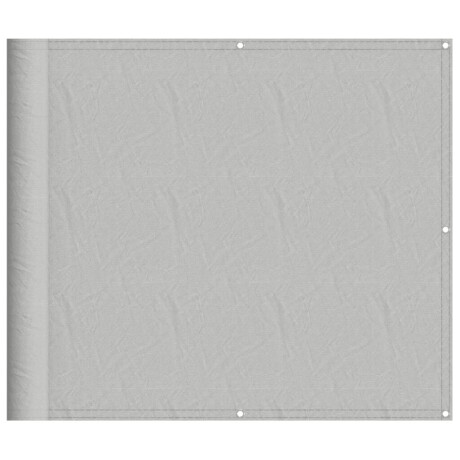 vidaXL Balkonscherm 90x1000 cm 100% oxford polyester lichtgrijs afbeelding2 - 1