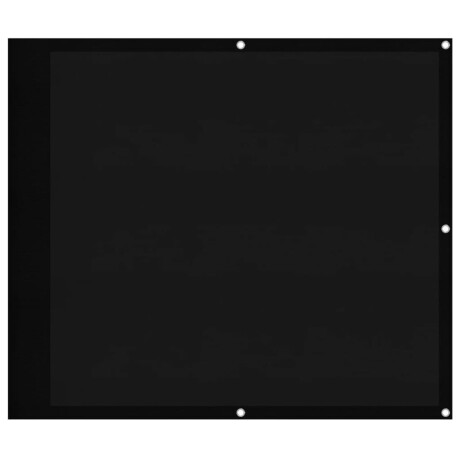vidaXL Balkonscherm 90x1000 cm 100% oxford polyester zwart afbeelding2 - 1