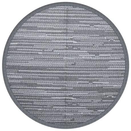 vidaXL Buitenkleed ARAKIL Ø120 cm polypropeen grijs afbeelding2 - 1