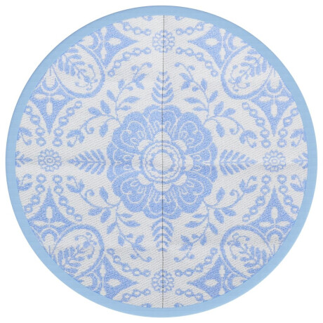 vidaXL Buitenkleed ARAKIL Ø200 cm polypropeen babyblauw afbeelding2 - 1