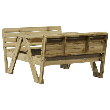 vidaXL Picknicktafel voor kinderen 88x122x58 cm geïmpregneerd hout afbeelding2 - 1
