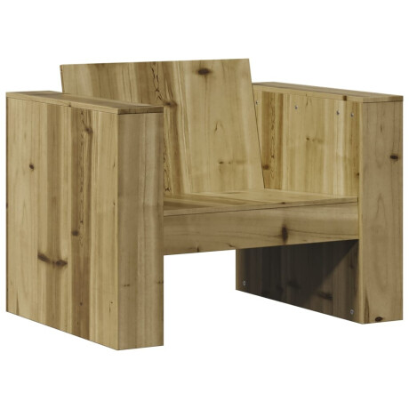 vidaXL Tuinbank 79x60x62 cm geïmpregneerd grenenhout afbeelding2 - 1
