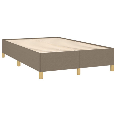 vidaXL Bedframe stof taupe 120x190 cm afbeelding2 - 1