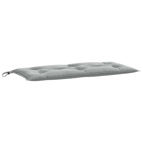 vidaXL Tuinbankkussen 100x50x7 cm stof gemêleerd lichtgrijs afbeelding2 - 1