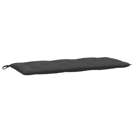 vidaXL Tuinbankkussen 120x50x7 cm stof gemêleerd antracietkleurig afbeelding2 - 1