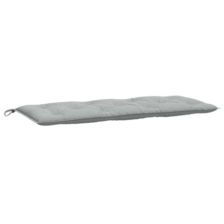 vidaXL Tuinbankkussen 120x50x7 cm stof gemêleerd lichtgrijs afbeelding2 - 1