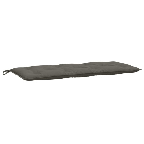 vidaXL Tuinbankkussen 120x50x7 cm stof gemêleerd donkergrijs afbeelding2 - 1