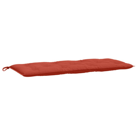 vidaXL Tuinbankkussen 120x50x7 cm stof gemêleerd rood afbeelding2 - 1