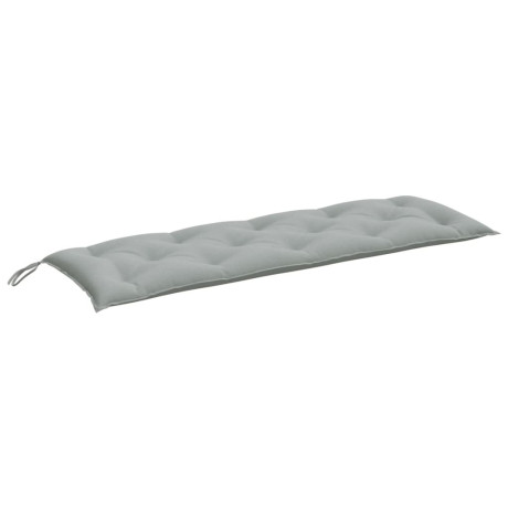vidaXL Tuinbankkussen 150x50x7 cm stof gemêleerd lichtgrijs afbeelding2 - 1