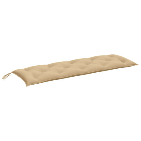 vidaXL Tuinbankkussen 150x50x7 cm stof gemêleerd beige afbeelding2 - 1