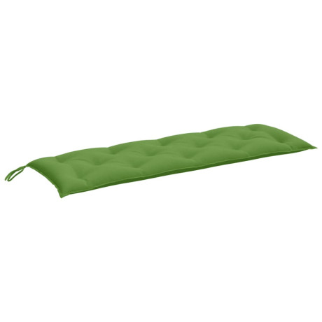 vidaXL Tuinbankkussen 150x50x7 cm stof gemêleerd groen afbeelding2 - 1