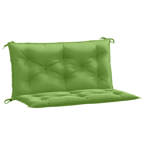 vidaXL Tuinbankkussens 2 st 100x50x7 cm stof gemêleerd groen afbeelding2 - 1