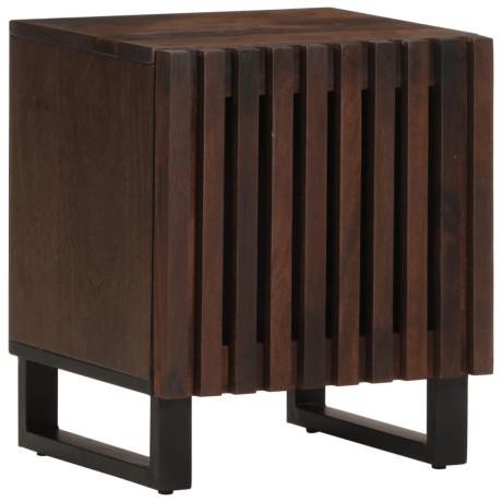 vidaXL Nachtkastjes 2 st 40x34x46 cm massief mangohout afbeelding2 - 1