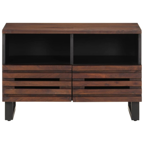 vidaXL Tv-meubel 70x34x46 cm massief mangohout bruin afbeelding2 - 1