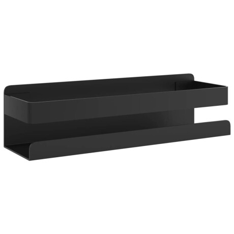 vidaXL Doucherekje 23x6,5x6 cm geborsteld 304 roestvrij staal matzwart afbeelding2 - 1