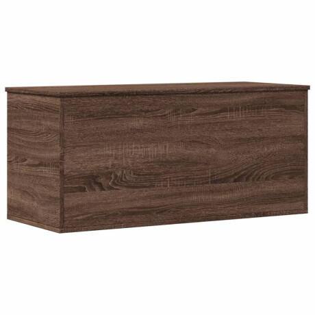 vidaXL Opbergbox 100x42x46 cm bewerkt hout bruin eikenkleurig afbeelding2 - 1