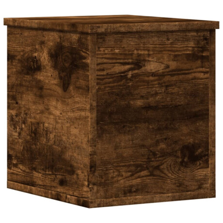 vidaXL Opbergbox 30x35x35 cm bewerkt hout gerookt eikenkleurig afbeelding2 - 1