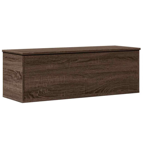 vidaXL Opbergbox 102x35x35 cm bewerkt hout bruin eikenkleur afbeelding2 - 1