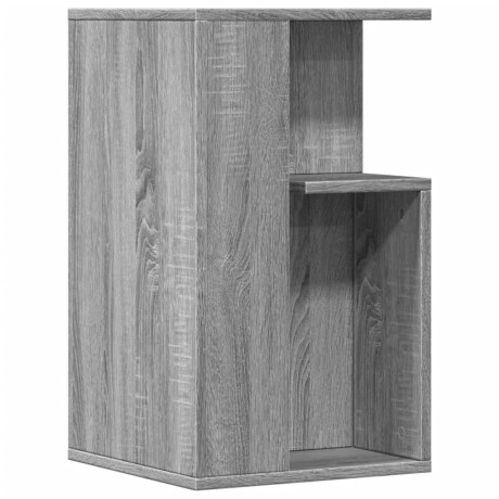 vidaXL Bijzettafel 35x35x60 cm bewerkt hout grijs sonoma eikenkleurig afbeelding2 - 1