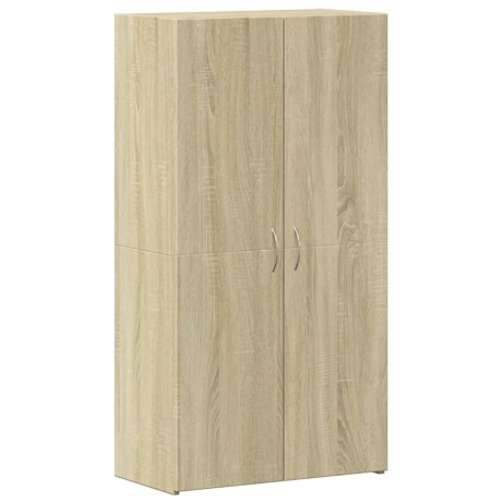 vidaXL Archiefkast 60x32x115 cm bewerkt hout sonoma eikenkleurig afbeelding2 - 1