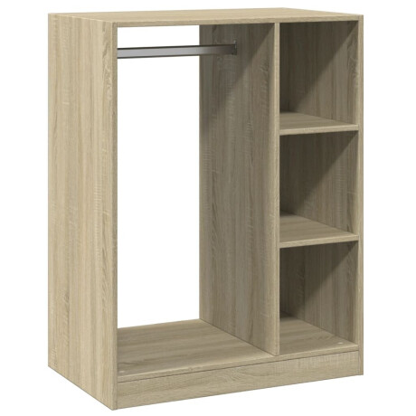 vidaXL Kledingkast 77x48x102 cm bewerkt hout sonoma eikenkleurig afbeelding2 - 1