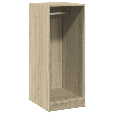 vidaXL Kledingkast 48x41x102 cm bewerkt hout sonoma eikenkleurig afbeelding2 - 1