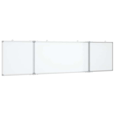 vidaXL Whiteboard magnetisch inklapbaar 160x40x1,7 cm aluminium afbeelding2 - 1