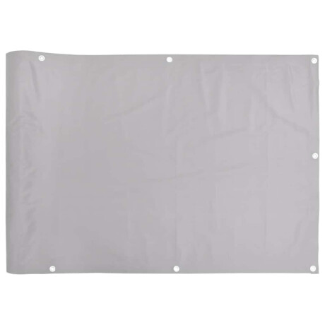 vidaXL Balkonscherm 1000x90 cm PVC grijs afbeelding2 - 1
