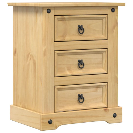 vidaXL Nachtkastje Corona 53x39x66 cm massief grenenhout afbeelding2 - 1