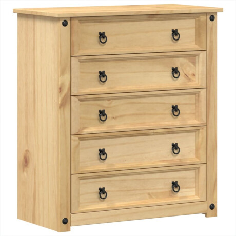 vidaXL Ladekast Corona 80x40x89 cm massief grenenhout afbeelding2 - 1