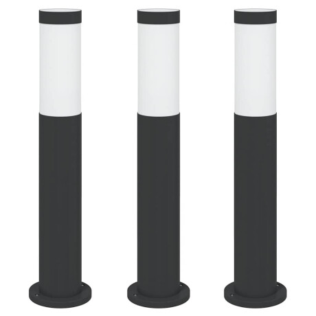 vidaXL Bolderverlichting 3 stuks 50 cm RVS IP44 afbeelding2 - 1