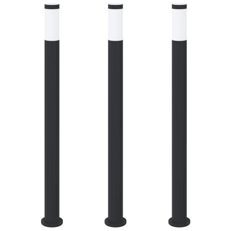 vidaXL Bolderverlichting 3 stuks 110 cm RVS IP44 afbeelding2 - 1