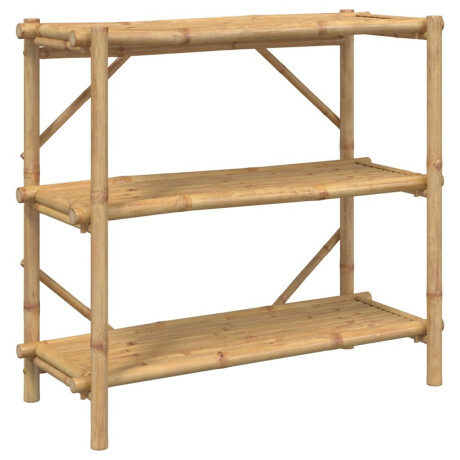 vidaXL Rek 3-laags 100x40x90 cm bamboe afbeelding2 - 1