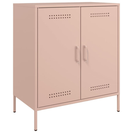 vidaXL Dressoir 68x39x79 cm staal roze afbeelding2 - 1