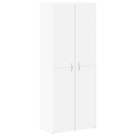 vidaXL Archiefkast 60x32x153 cm bewerkt hout wit afbeelding2 - 1