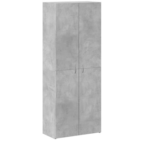 vidaXL Archiefkast 60x32x153 cm bewerkt hout betongrijs afbeelding2 - 1